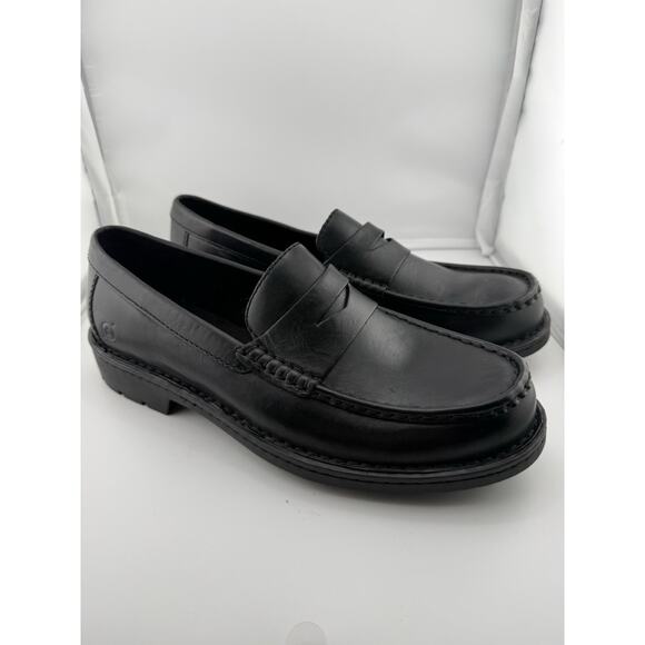 NWOB Born Langley BM0018703 Mens Black Leather Loafers & Slip Ons Penny 8.5 main image 8